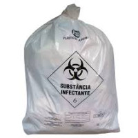 Saco de lixo branco infectante 200 L Saco de lixo branco infectante 200 L